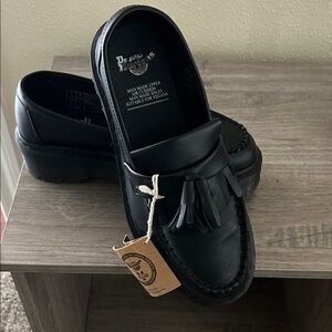 Dr. Martens Black Tassel Loafers